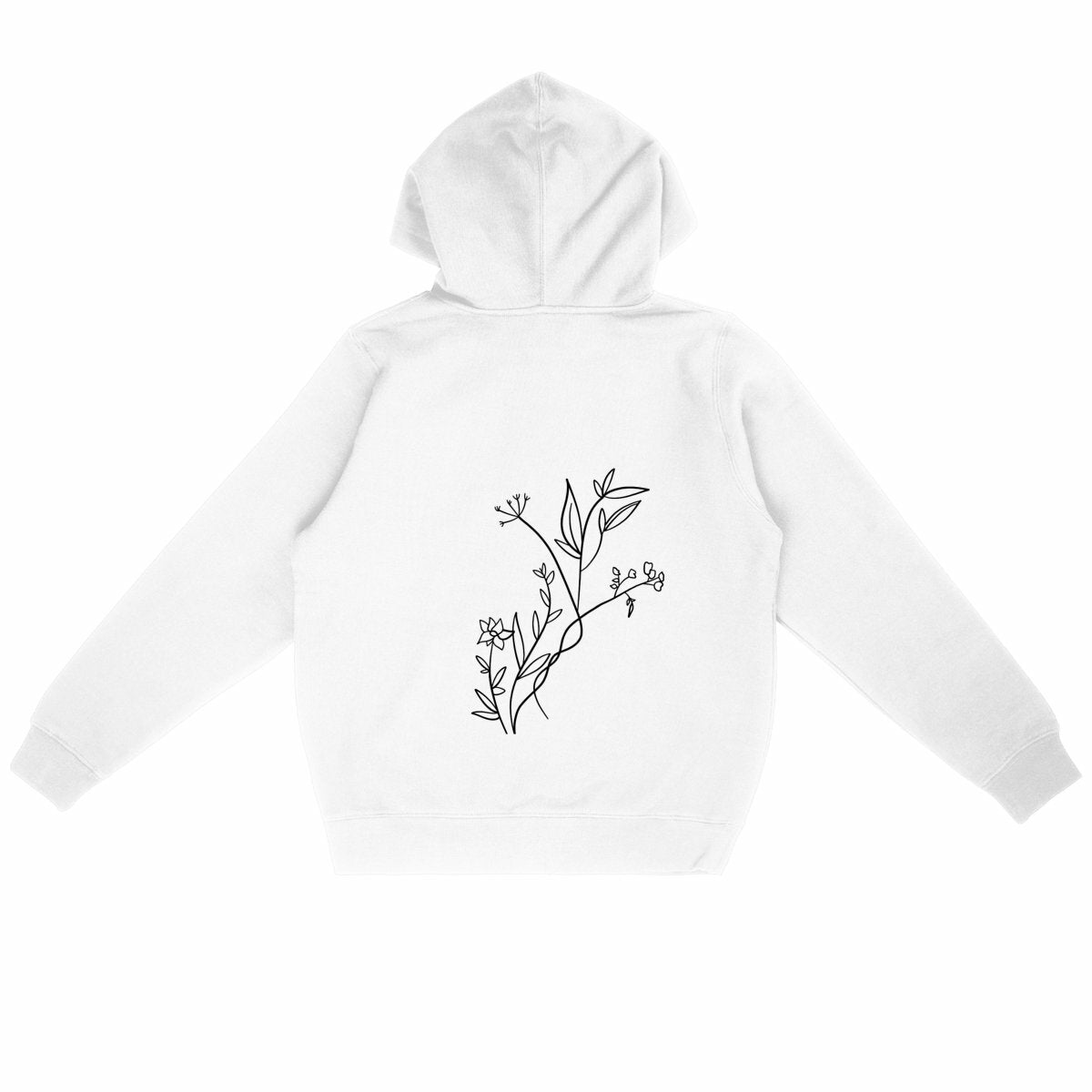 Pull linéa fleuri - dos_blanc