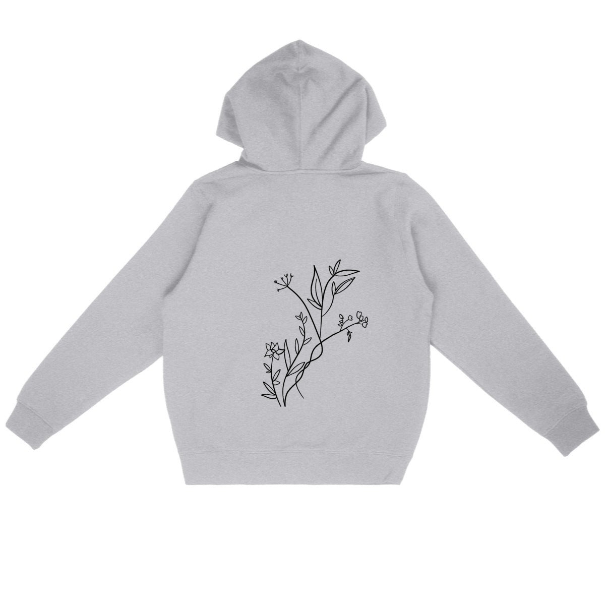 Pull linéa fleuri - dos_gris