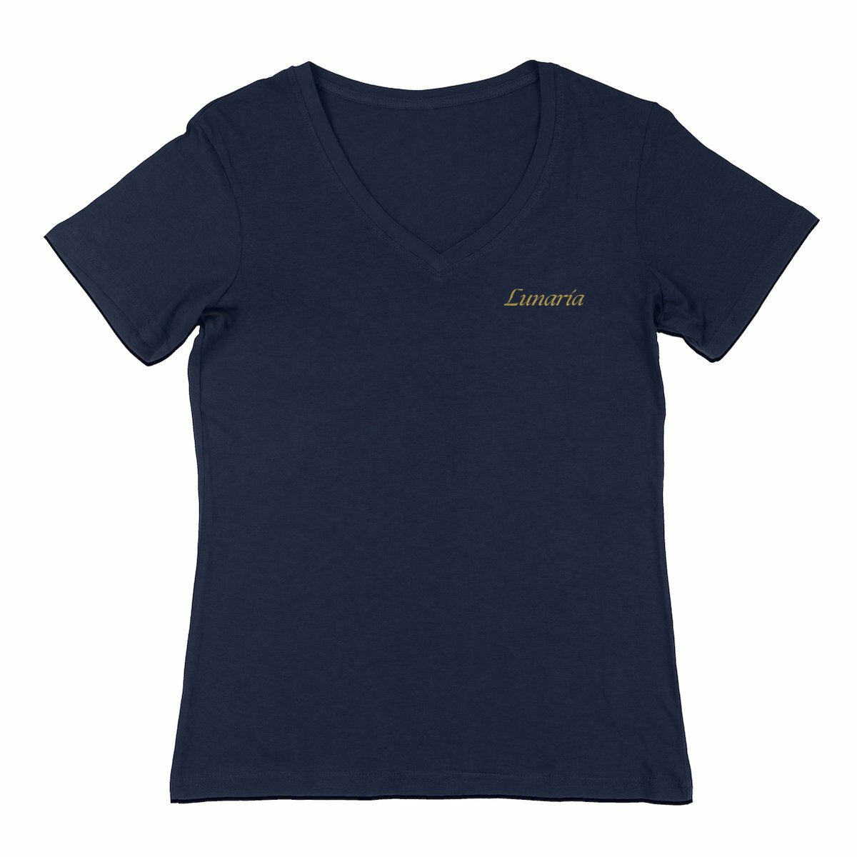 T-shirt femme col v - face_0