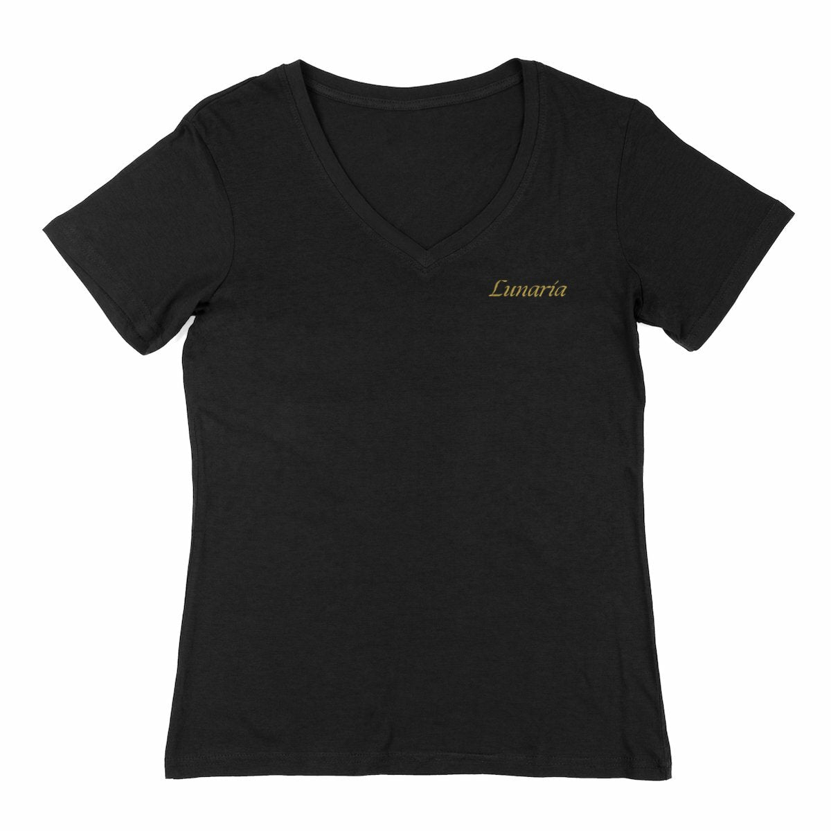 T-shirt femme col v - face_1