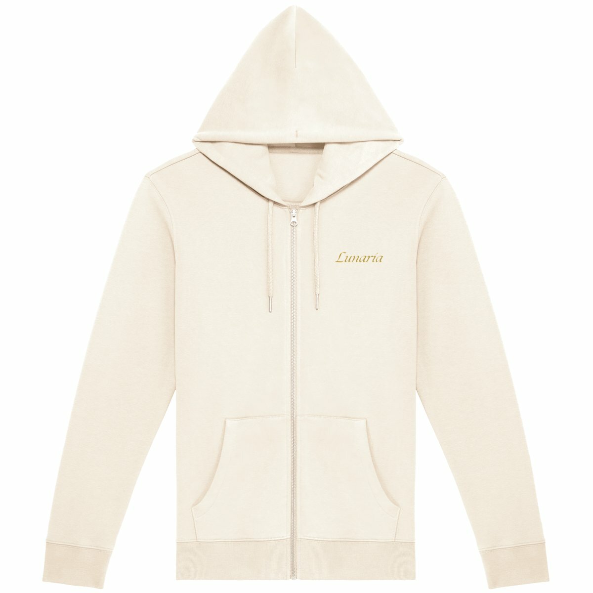 Sweat à capuche zippé unisexe lunaria - face_1