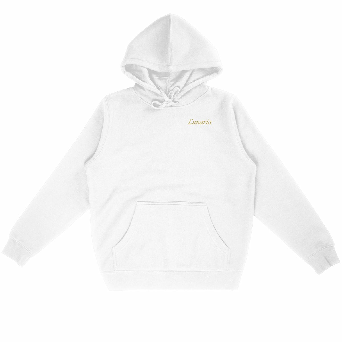 Sweat à capuche léger unisexe lunaria - face_blanc