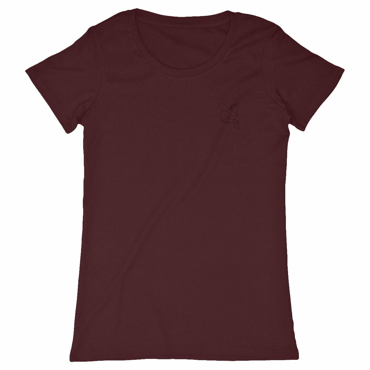 TEE short dragon  - face_bordeaux