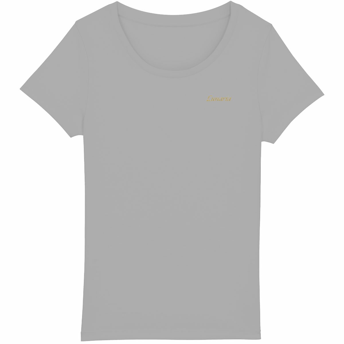 T-shirt femme léger lunaria - face_gris