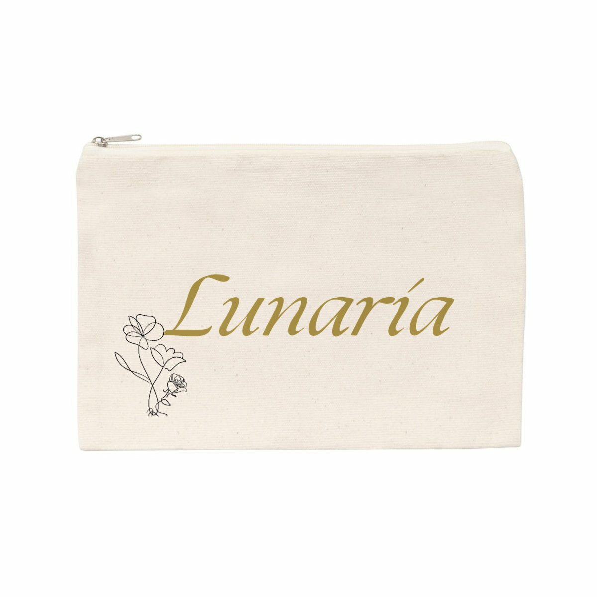 pochette en coton lunaria - face_naturel