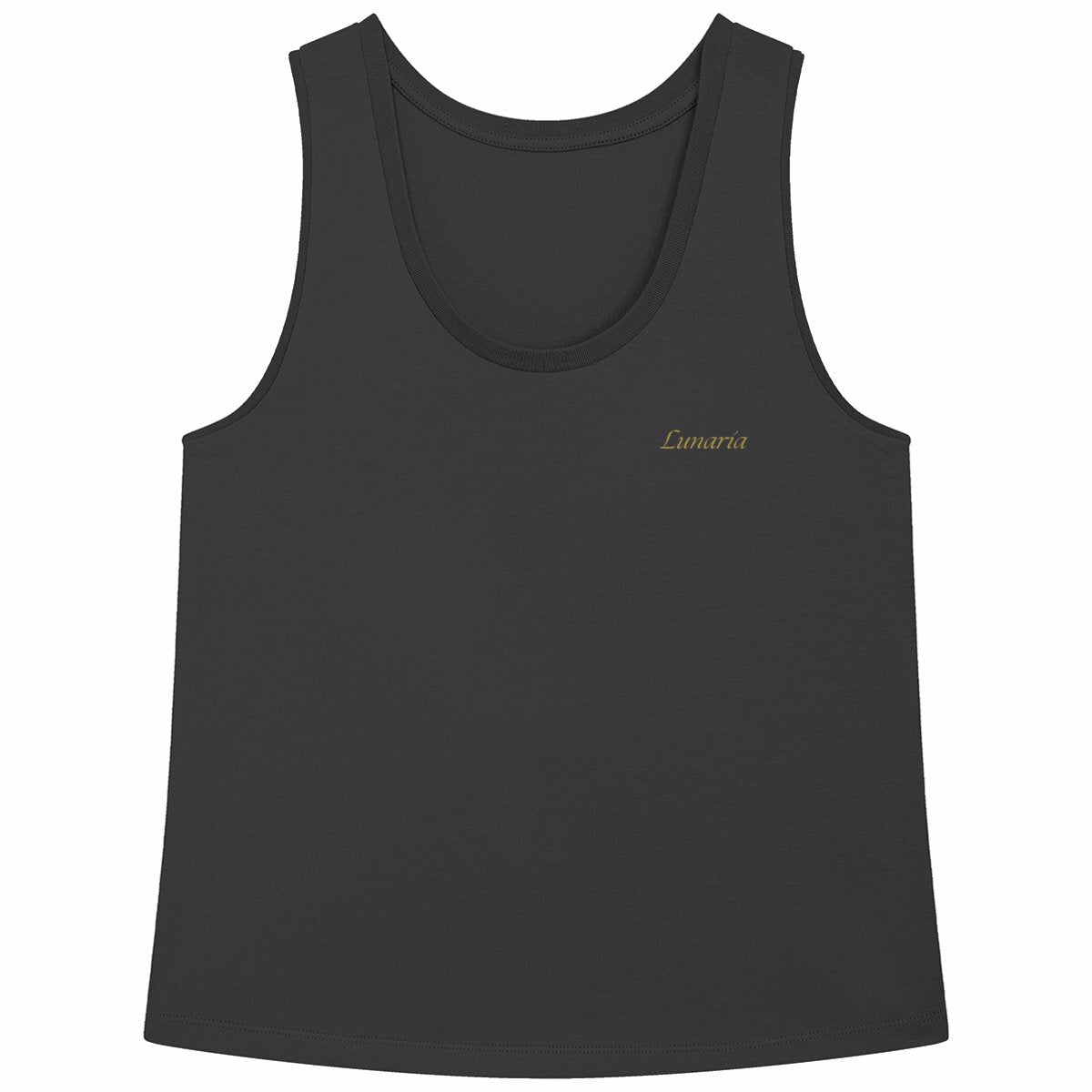 Débardeur femme ample lunaria - face_noir