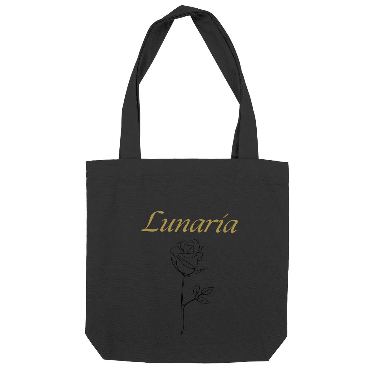 Totebag épais lunaria - face_noir