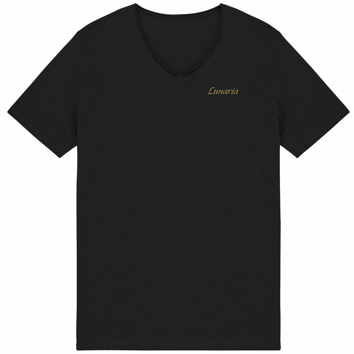 T-shirt homme slub lunaria - face_noir