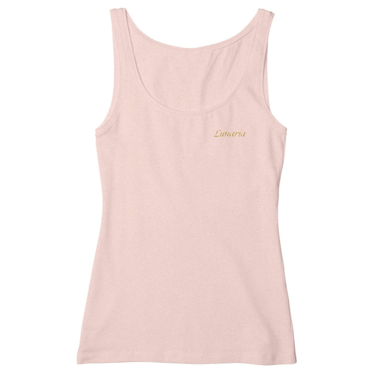 Débardeur femme cintré lunaria - face_rose