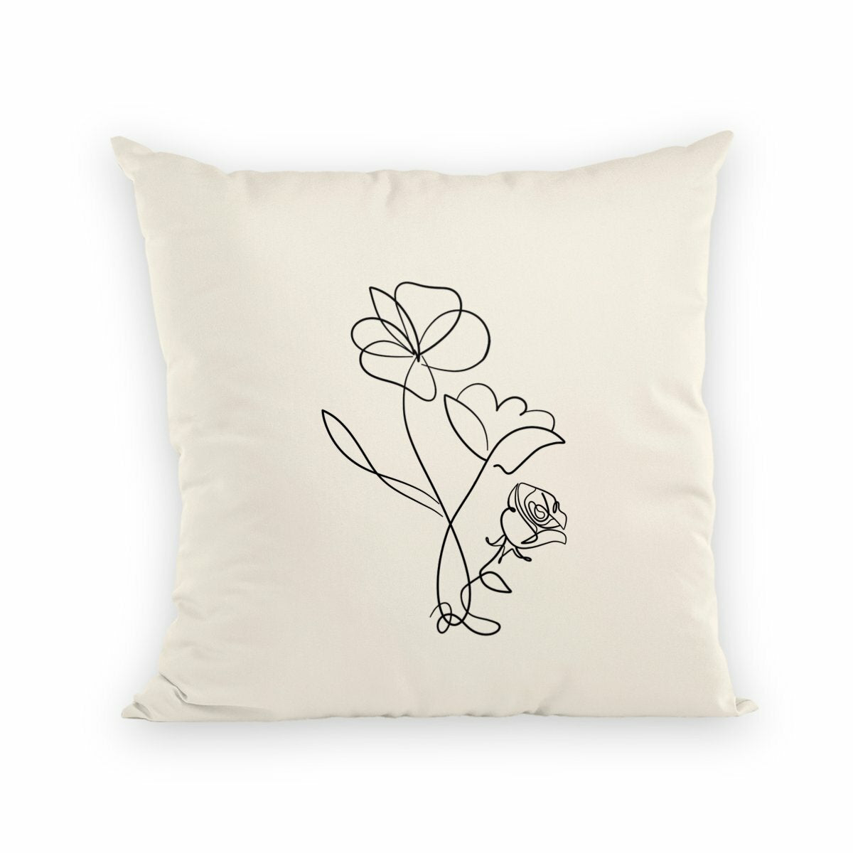 Coussin fleuri - recto_naturel