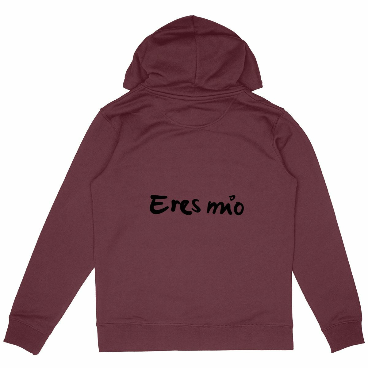 Sweat à capuche épais unisexe eres mio  - dos_bordeaux