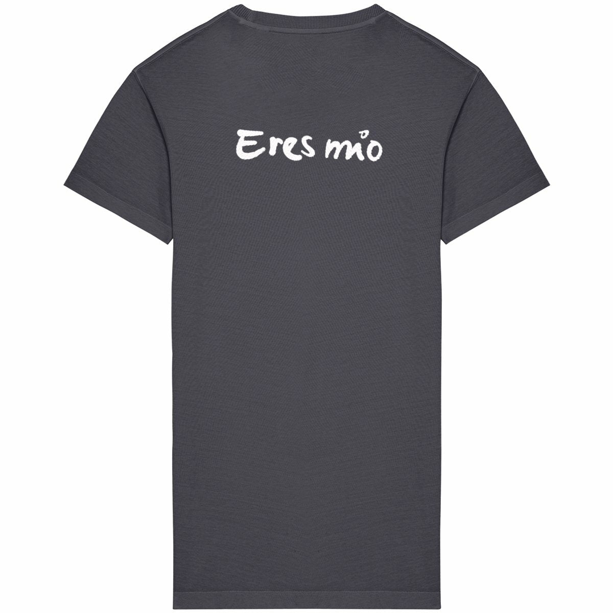 Robe t-shirt vintage femme eres mio - dos_grisanthracite