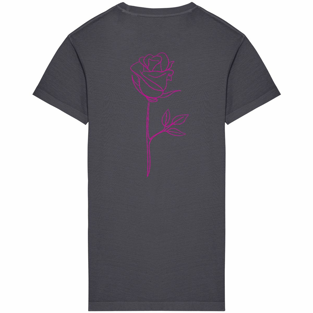 Robe T shirt rose - dos_grisanthracite