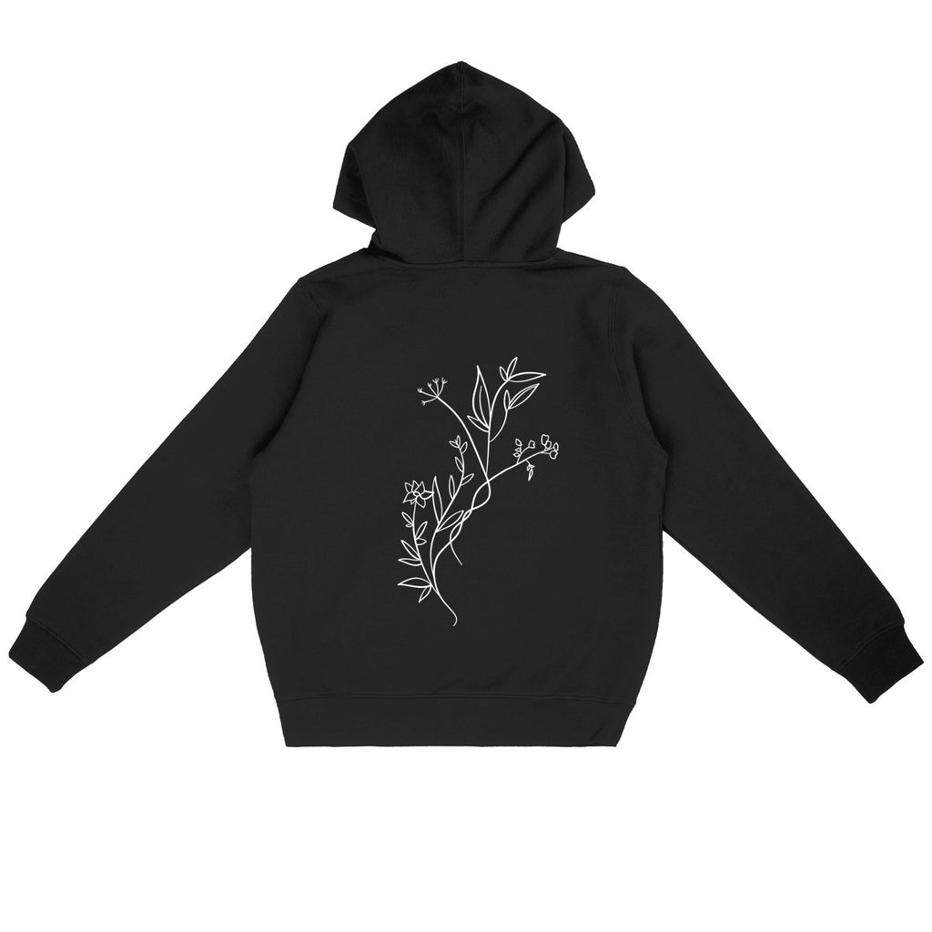 Pull Linda fleuri - dos_noir