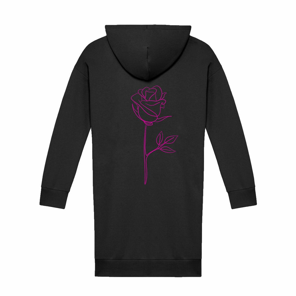 Robe sweat femme - dos_noir