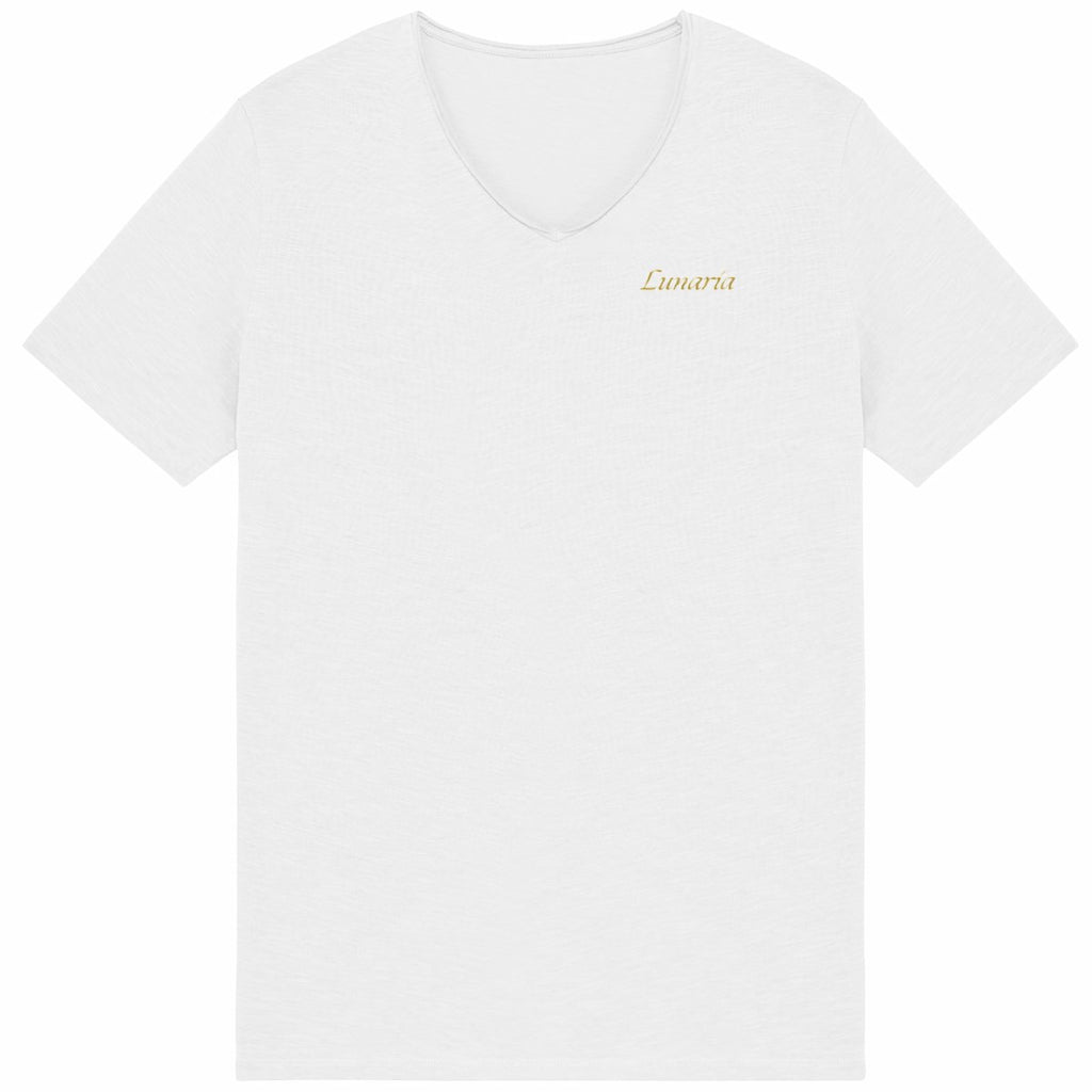 T-shirt homme slub lunaria - face_blanc