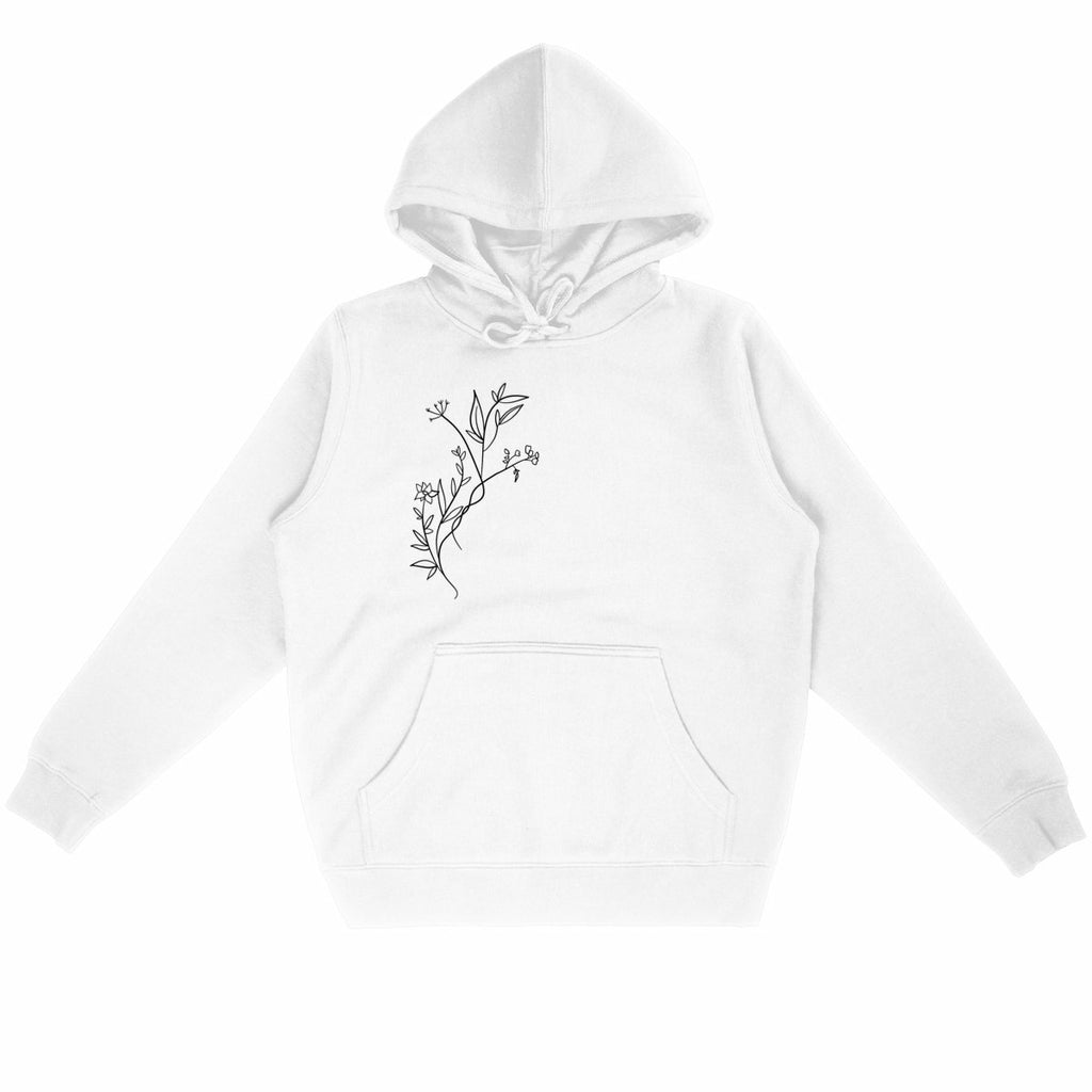 Pull linéa fleuri - face_blanc