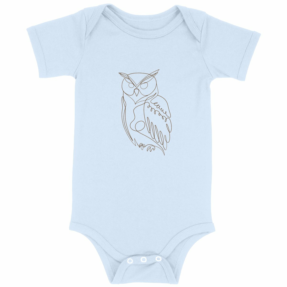 Body bébé lunaria - face_bleu