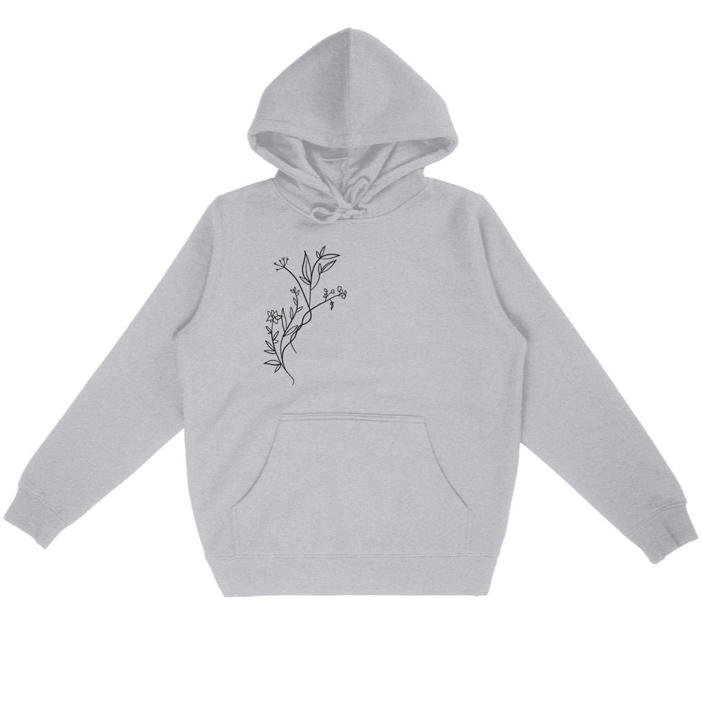 Pull linéa fleuri - face_gris
