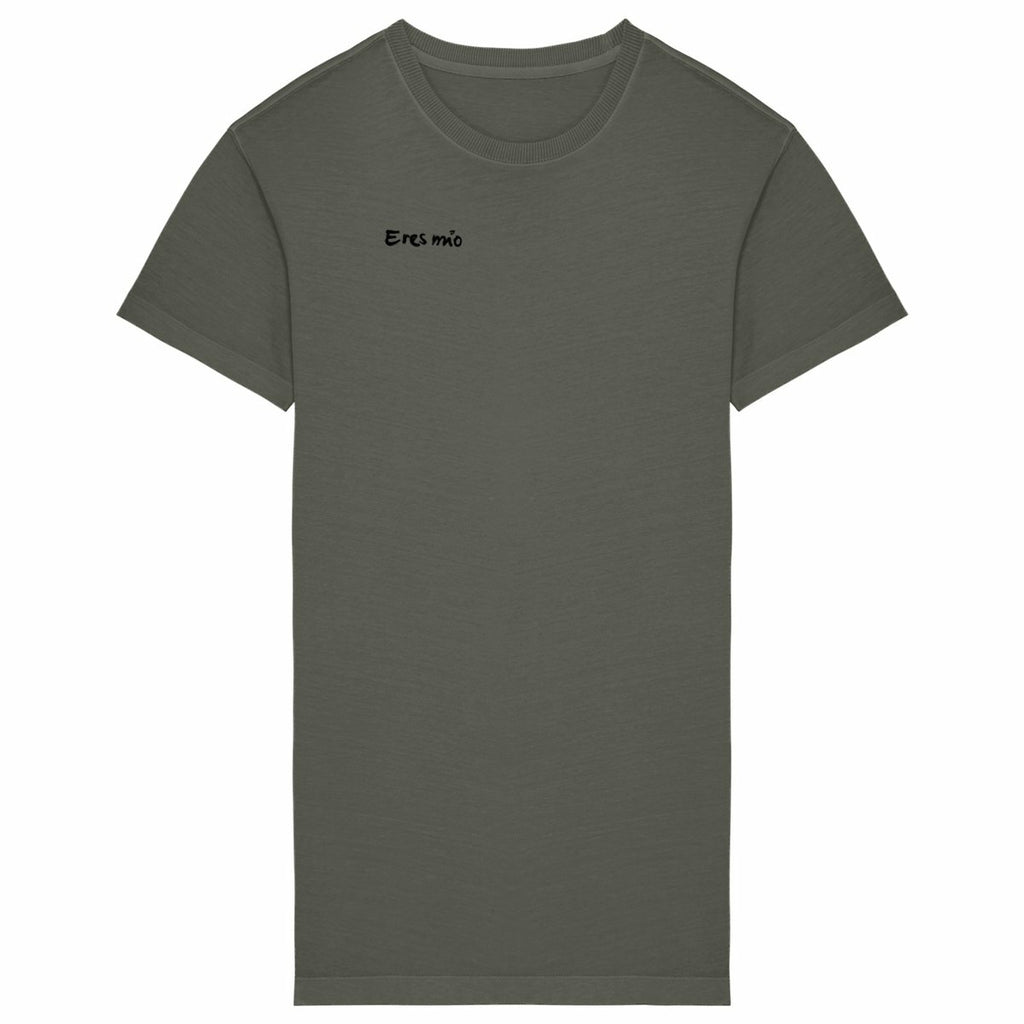 Robe t-shirt vintage eres mio - face_kaki