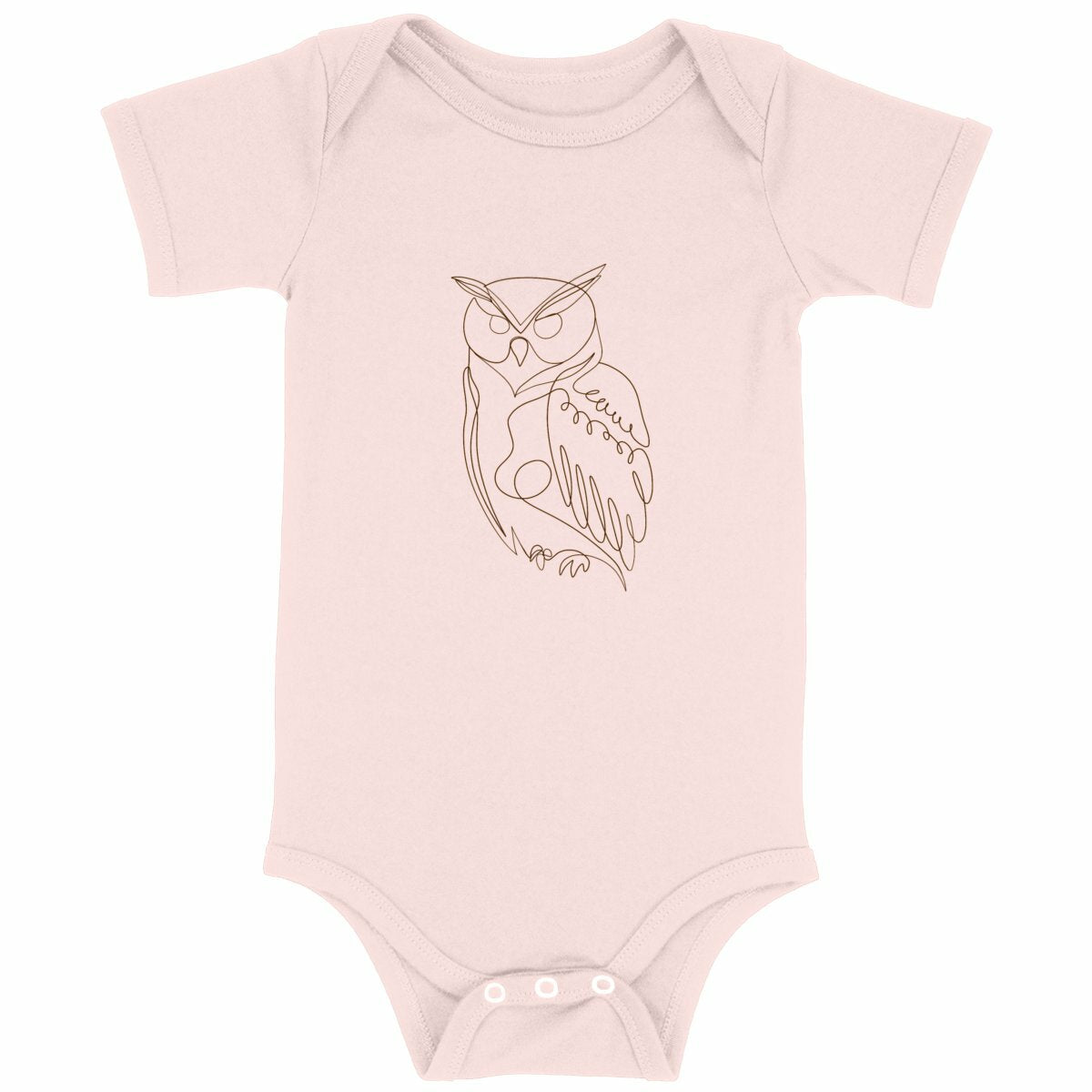 Body bébé lunaria - face_rose