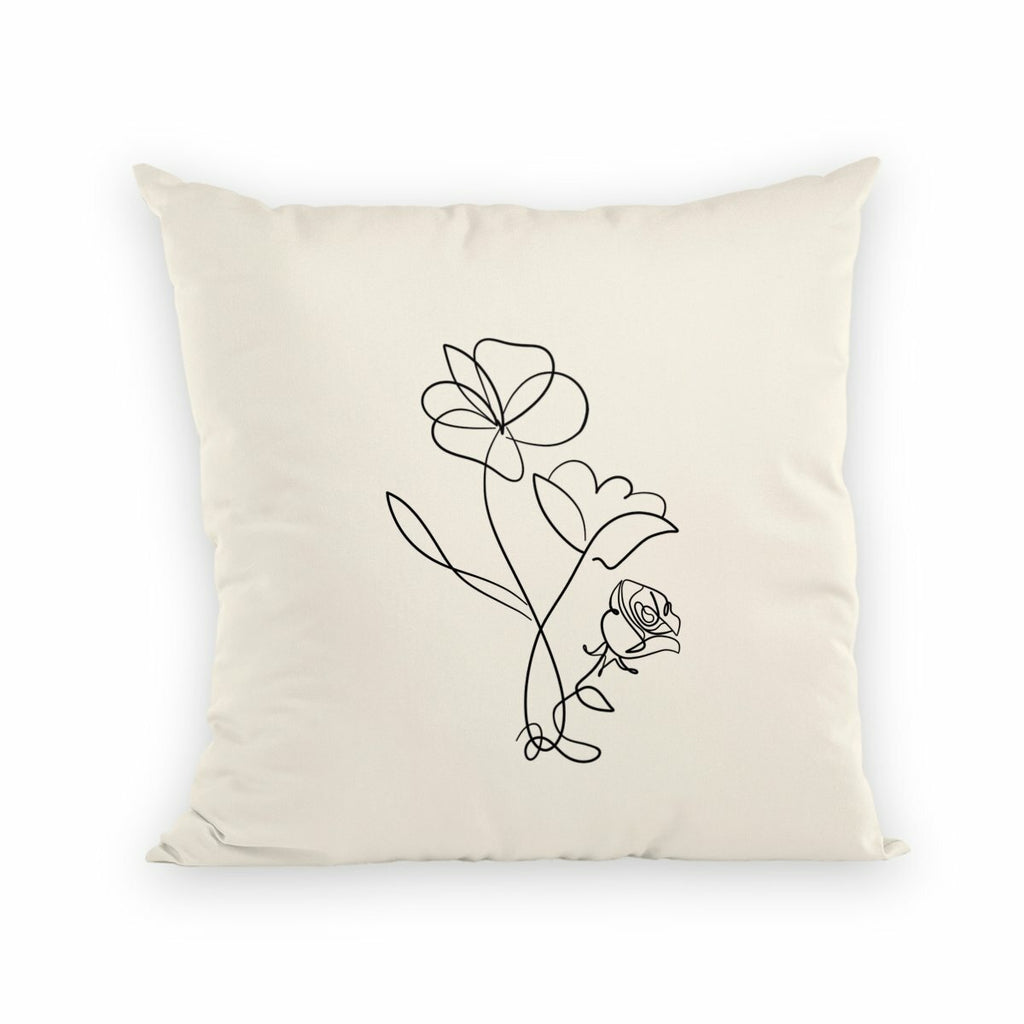 Coussin fleuri - recto_naturel